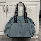 Adidas Teal Duffel Tote Bag The Brand With The Three Stripes Gym Travel