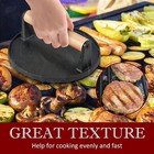 Cast Iron Grill Press Weight Steak Burger Press Griddles Flattops Bacon Paninis