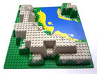 Lego 6024px2 Baseplate 32x32 Canyon Blue River Waterfall Green Plants