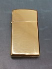 Zippo Slim High Polish Brass 1654b9 some Scratches On The Corner 
