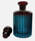 L objet Blue Prism Spirit Decanter