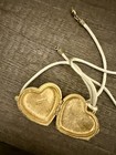 1978 Estee Lauder Winning Heart Solid Perfume Compact Locket Pendant Necklace