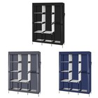 71 multicolor Portable Closet Wardrobe Clothes Rack Organizer With Storage Shelf