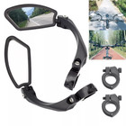 1 Pair E-bike Handlebar Rear View Mirror Bicycle Rearview Rectangle Back Mirror
