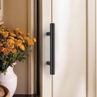 Black Modern Cabinet Handles T Bar Pulls Kitchen Drawer Hardware Stainless Steel