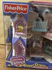 Fisher Price Loving Family Sweet Streets Victorian House Dollhouse Vintage Rare 
