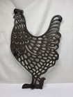 Chicken Rooster Cast Iron Trivet
