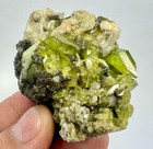 460 Ct Brilliant Sphene Crystal Cluster On Matrix From The Mountains Of Pakistan