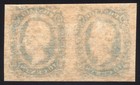 Confederate Csa  11a  ad  10   Milky Blue Pair  Mint Og  Rare Textile Lines Var
