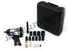 17pc 1 2  Air Impact Wrench Gun Kit W  Sockets And Case Metric New Free Shiping