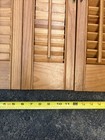 Wooden Louvered Window Shutters 24   x24   