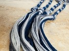 Tzitzits Set Of 4 Pcs  Gray And Navy Blue