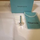 Tiffany   Co  Sterling Silver Golf Tee With Pouch And Box