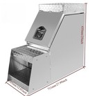 12  X 28  X 25  Aluminum Side Storage W  Saddle Step Box Lockable For Semi Truck