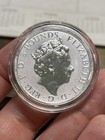 2019   5 Uk 2oz Fine Silver Queen s Beast Falcon Of The Plantagenets W  Capsule
