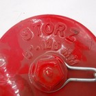Avk Storz 5  Fire Hydrant Pumper Cap In Red 1-1 2  Pentagon Nut W chain