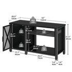 55-75 Gallon Fish Tank Stand W power Outlets Heavy Duty Aquarium Stand W cabinet