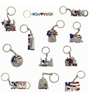 12 Pack New York City Metal Keychains Nyc  Keyring Souvenir Collection  Gift Set