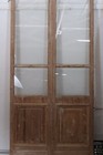 Vintage Double French Glass Door L167