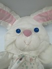 Fisher-price Puffalump White Bunny Rabbit Baby Rattle Plush 1994 Vintage 10  Vtg