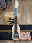 Vintage 1950s Valco Lap Steel Guitar   Amp Set    blonde Pearloid     Chicago 51 Amp