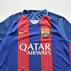 Nike 2016 17 Fc Barcelona Home Jersey Size Medium Short Sleeve Rare
