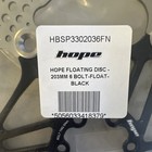 Hope Floating Disc 203mm 6 Bolt Black  Brand New  X2