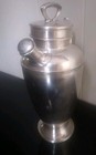 Vintage Art Deco Silverplate Cocktail Shaker Cragston Yaht Country Club Hotel Nr