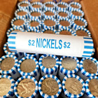      Bank Sealed Jefferson Nickel Roll - 1 Roll - 40 Coins   2 Fv  Unsearched      