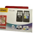 Genuine Canon Ink Pg-240xl Black Cl-241xl Color Fine Cartridge   50 Photo Paper