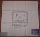  little Chicken  Rug Hooking Pattern On Canvas pine Island Primitives 8 x6 5 