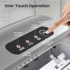 Portable Countertop Ice Maker Machine With Handle 9 Bullet-shaped Ice Cubes R   
