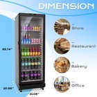 8 5 Cu ft Commercial Merchandiser Refrigerator Beverage Refrigerator Display