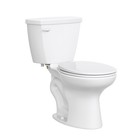 Proflo Pfct300he Complete 1 28 Gpf Two Piece Round Toilet - White
