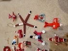 Vintage Lot Of  22  Wooden Christmas Ornaments