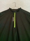 Reebok Women s Plus Size Active Running Quarter-zip Top Size 2x Black