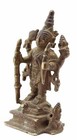 Antique 10th 13th C  Indo Javanese   Indian Bronze Hindu Deity God Vishnu Statue