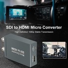 1 Sdi In To 2 Hdm   Sdi Out Mini Hd Video Micro Converter Audio Switcher