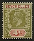 Travelstamps   Seychelles Stamps - 4 Cent Mint Original Gum  Moglh