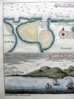 Africa  Sierra Leone C1753  Genuine Antique Copper Engraved View And Map