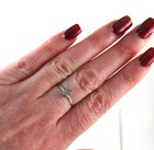  925 Sterling Silver Kitten Ring Cat Small Cute Child Size 7 25