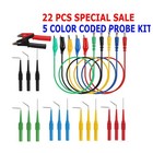 Automotive Back Probe Kit Multimeter Test Leads Alligator Clips Wire Tool 22pcs