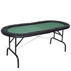 8 Players Texas Holdem Foldable Poker Table-green - Color  Green