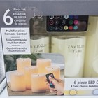 Glow Wick Led Candles 6 Piece 8 Color Choices Brand New In Original Box