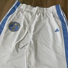 Denver Nuggets Pants Men 3xl Tall White Nba Basketball Adidas Warm Up Team Issue