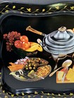 Vintage 1960 s Fondue Dinner Coca-cola Advertisement Tv Tray Use Decor Display