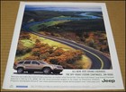 2004 Jeep Grand Cherokee Print Ad Car Suv Automobile Advertisement Vintage