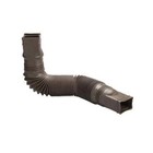 Downspout Extension Expandable 25-55  Flex Drain Rain Pipe Spout Gutter Flexible