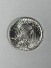 1917 Dan Carr Peace Dollar Hi-relief Overstrike Broken Sword High Grade Looks Pl