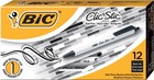 Bic Clic Stic Black Retractable Ballpoint Pens  12 Count  pack Of 1  